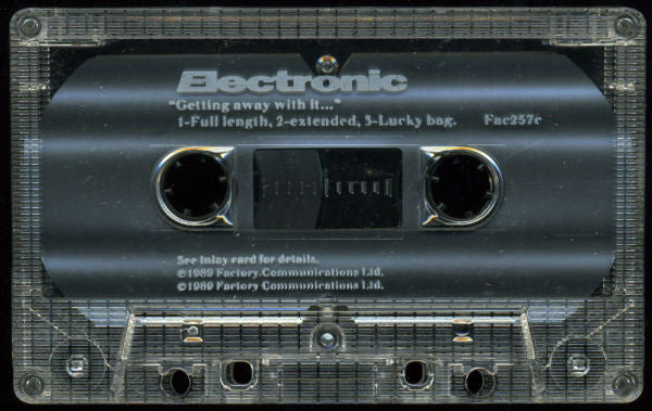 Electronic : Getting Away With It... Electronic! (Cass, Single)