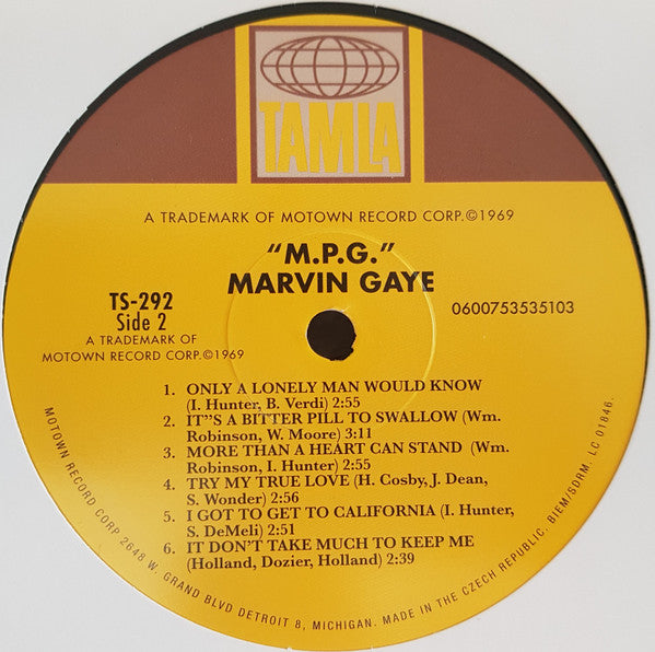Marvin Gaye : M.P.G. (LP, Album, RE)