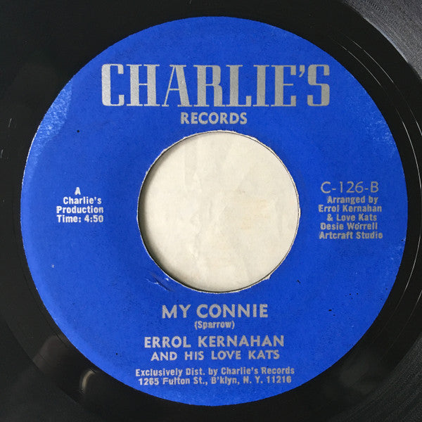 Errol Kernahan And His Love Kats : Place In The Sun / My Connie (7")