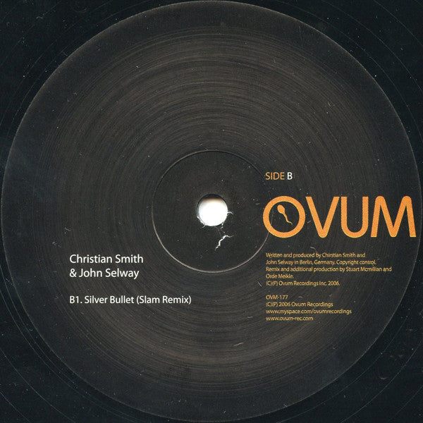 Christian Smith & John Selway : Silver Bullet (12")