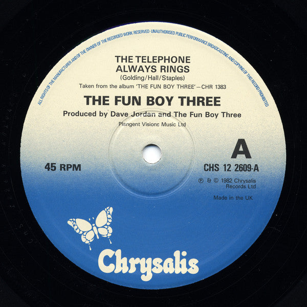The Fun Boy Three* : The Telephone Always Rings (Extended Version) (12", Single)