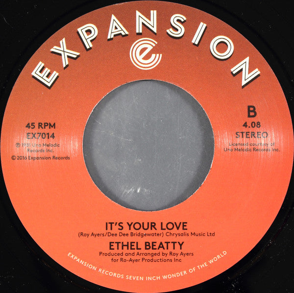 Ethel Beatty : I Know You Care (7", RE)