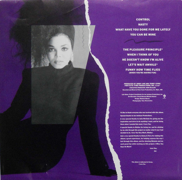 Janet Jackson : Control (LP, Album, RE, R -)