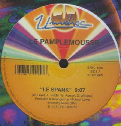 Le Pamplemousse / Bob McGilpin : Le Spank / Superstar (12")