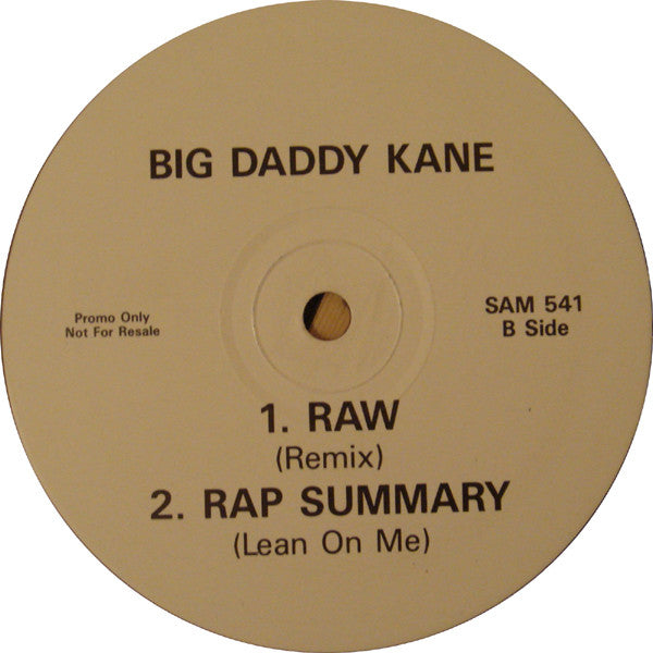Big Daddy Kane : Wrath Of Kane (12", Promo)