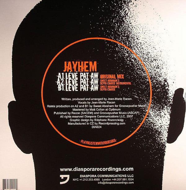 Jayhem : Lévé Pat Aw (12")