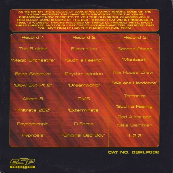 Various : Dreamscape Old Skool Classics Vol. 2 (3x12", Comp, Ltd)