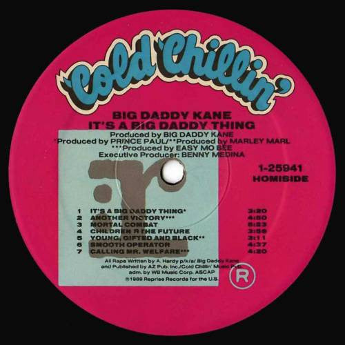 Big Daddy Kane : It's A Big Daddy Thing (LP, Album, Spe)