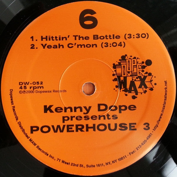 Kenny "Dope" Gonzalez : Powerhouse 3 (12")