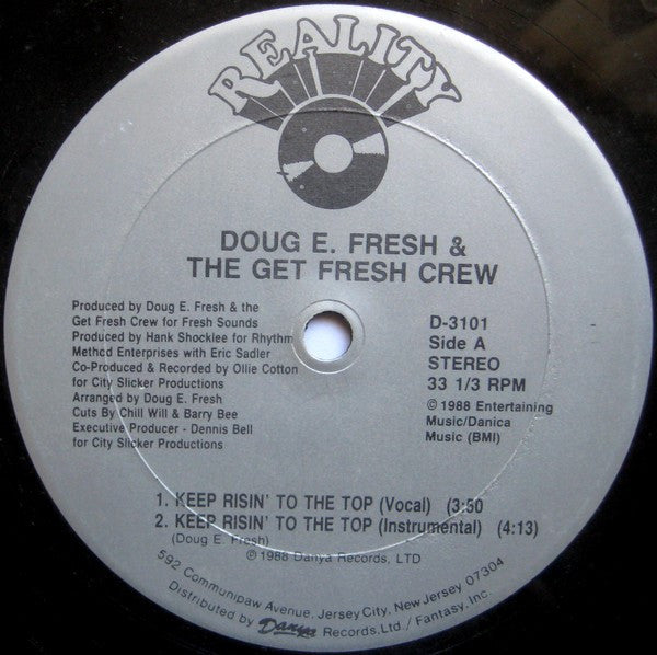 Doug E. Fresh And The Get Fresh Crew : Keep Risin' To The Top b/w Guess? Who? (12")