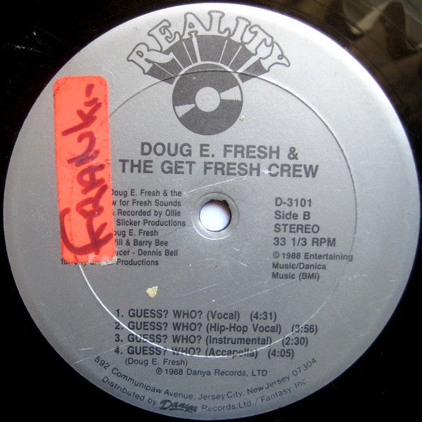 Doug E. Fresh And The Get Fresh Crew : Keep Risin' To The Top b/w Guess? Who? (12")