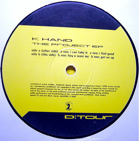 Kelli Hand : The Project EP (12", EP)