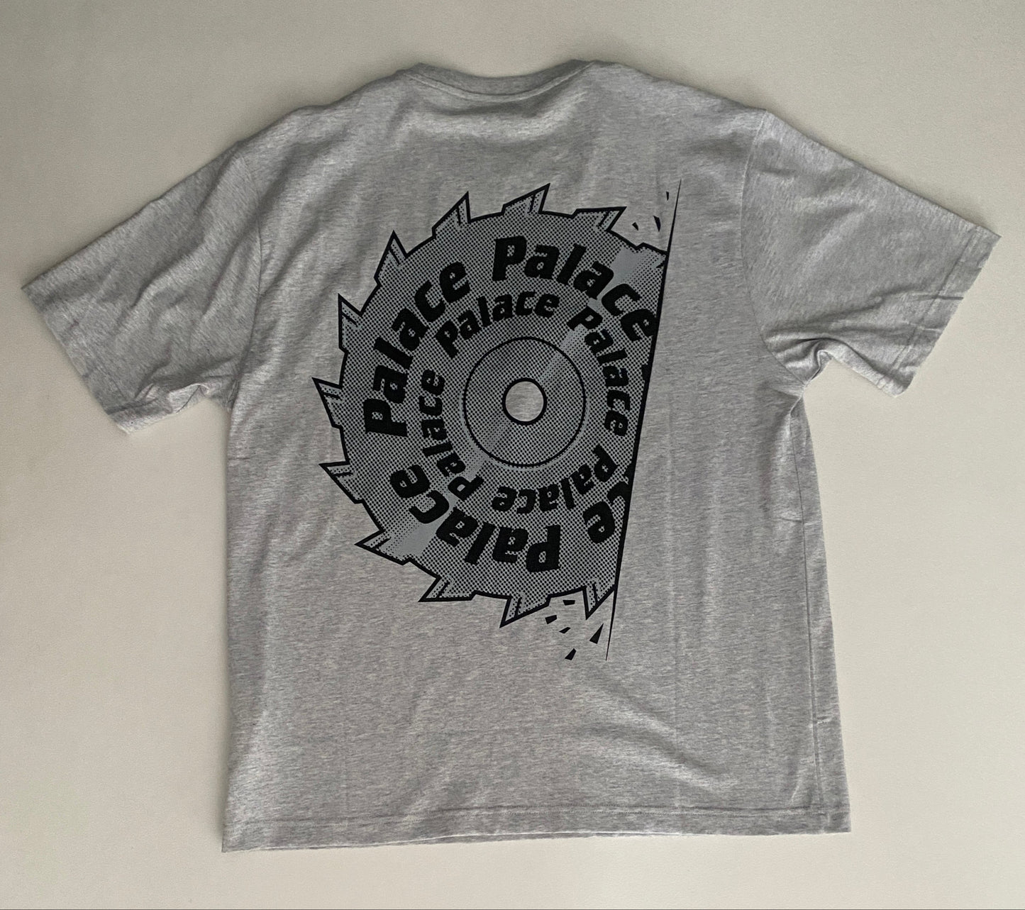 Palace Saw Tee Grey Marl