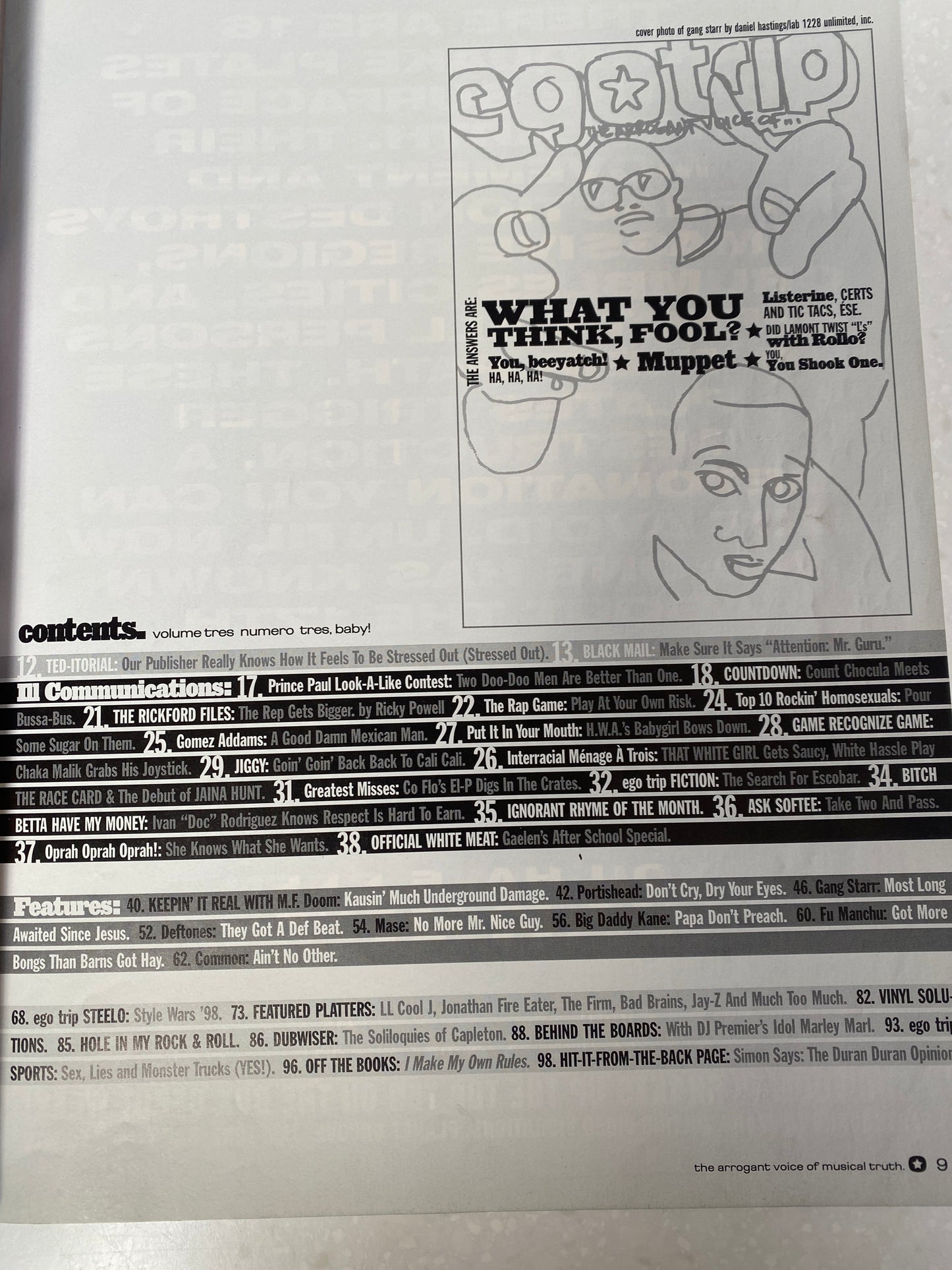 Ego Trip Magazine Vol 3. #3 1997