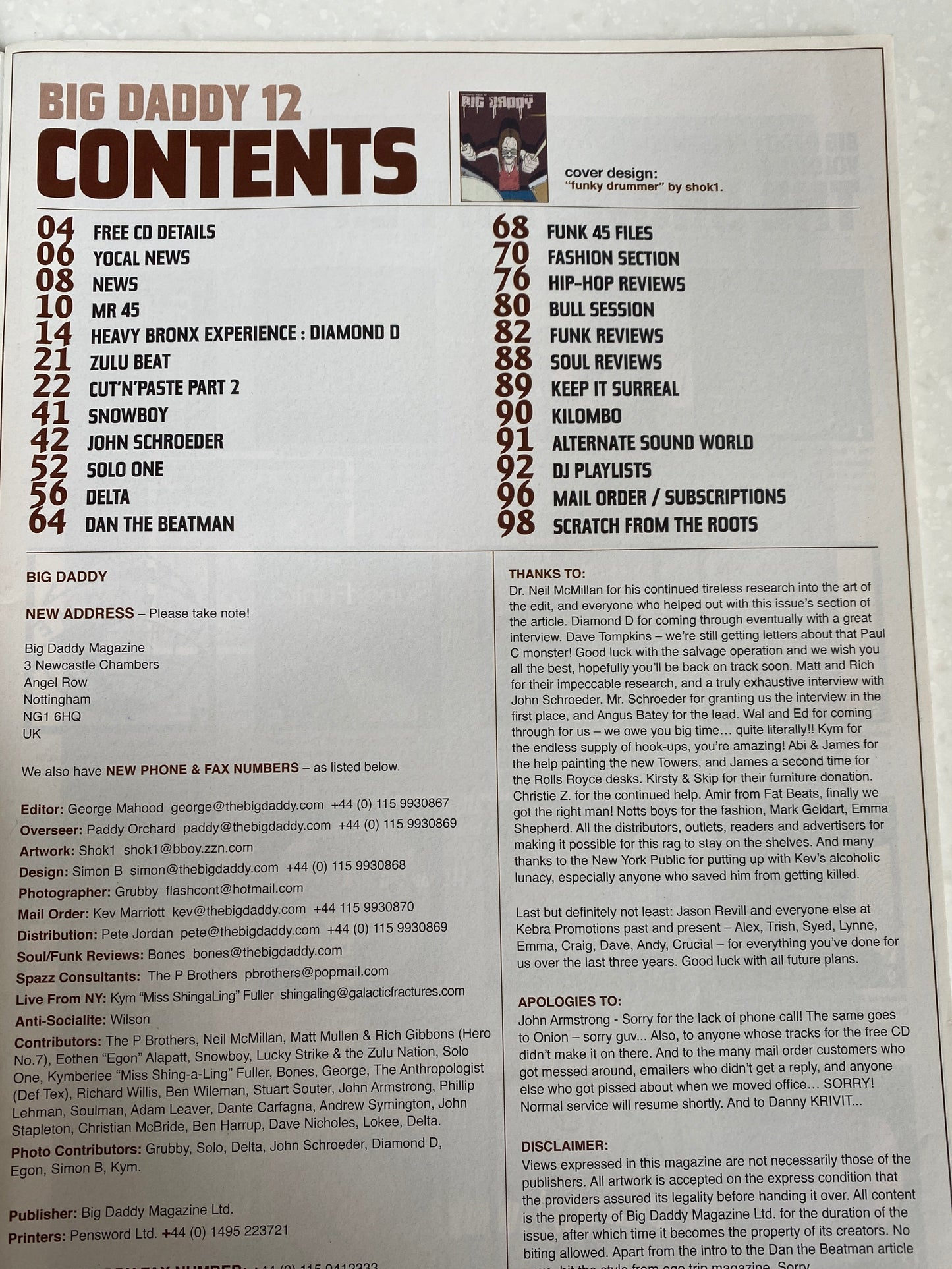 Big Daddy Magazine Issue 12