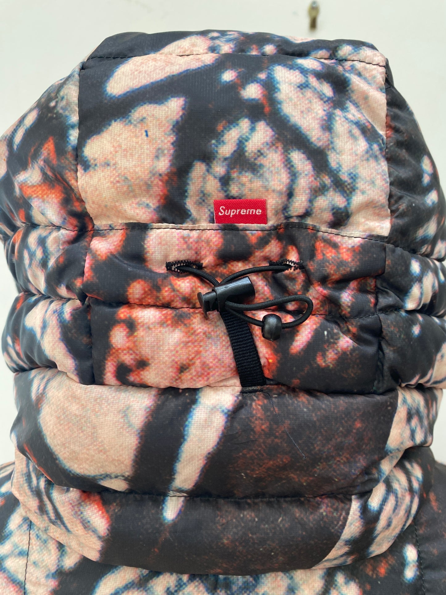 Supreme Micro Down Half Zip Hooded Pullover Jacket "Trees"