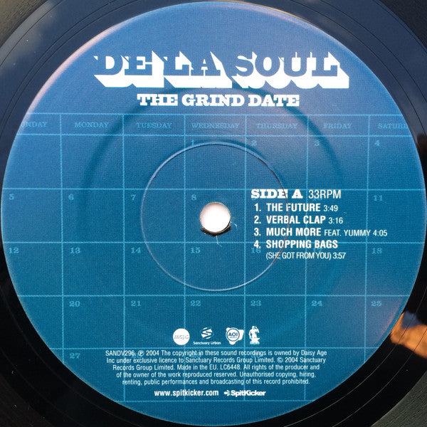 De La Soul : The Grind Date (2xLP, Album)