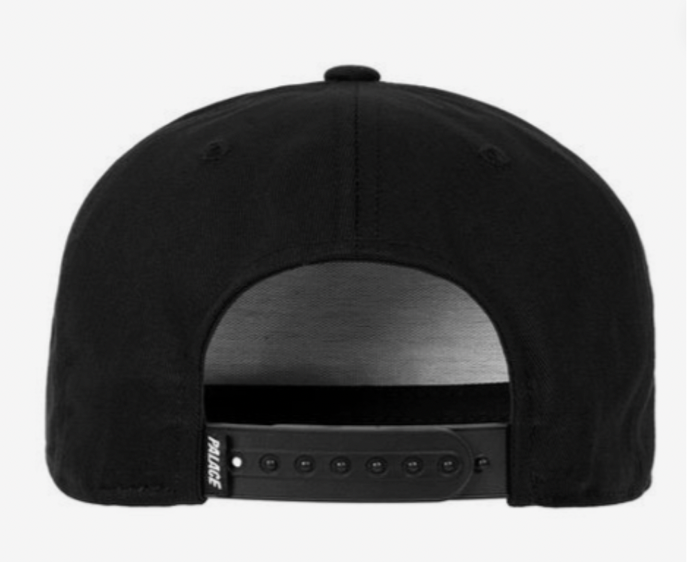 Palace Skateboards "09 More Than A Feeling" 5 Panel Cap Black