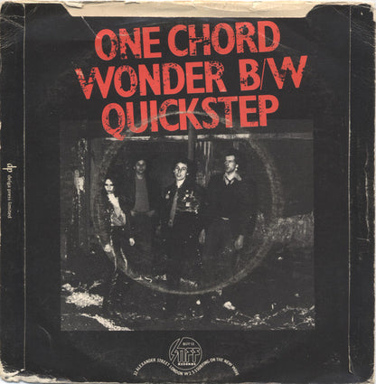 The Adverts : One Chord Wonders / Quick Step (7", Single, Sol)