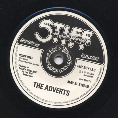 The Adverts : One Chord Wonders / Quick Step (7", Single, Sol)