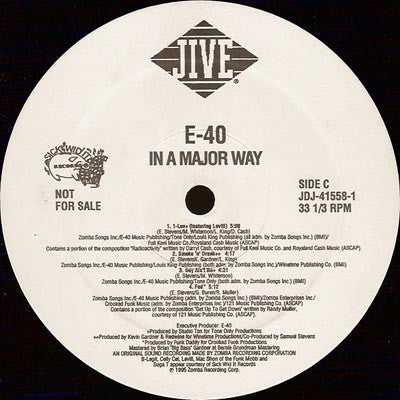 E-40 : In A Major Way (2xLP, Album, Promo)