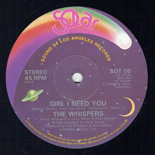 The Whispers : It's A Love Thing (12")
