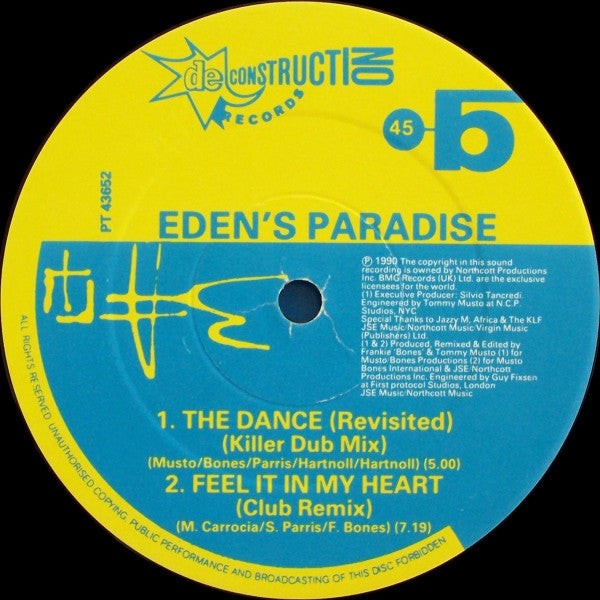 Eden's Paradise : The Dance (Revisited) (12")