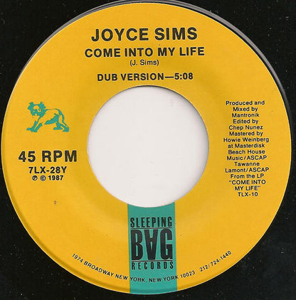 Joyce Sims : Come Into My Life (7", Single)