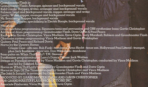 Grandmaster Flash : They Said It Couldn't Be Done (LP, Album)