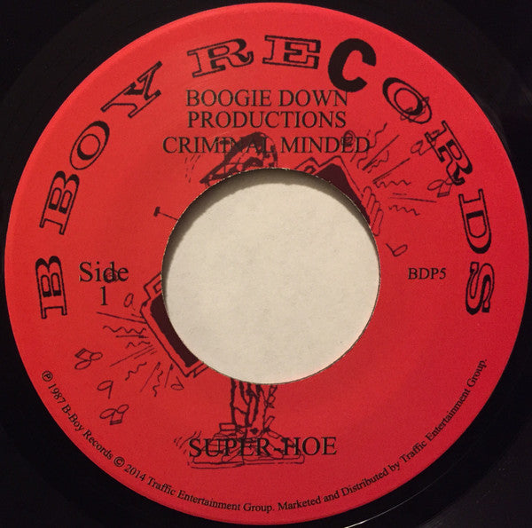 Boogie Down Productions : Super Hoe / Criminal Minded (7")