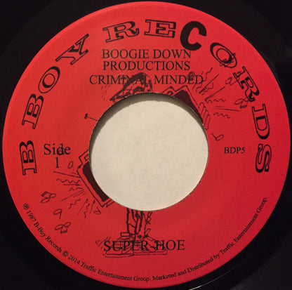 Boogie Down Productions : Super Hoe / Criminal Minded (7")