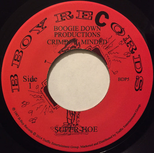Boogie Down Productions : Super Hoe / Criminal Minded (7")