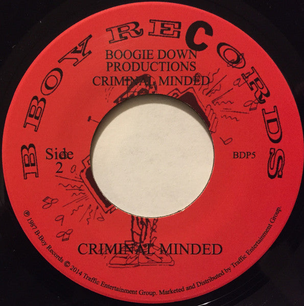 Boogie Down Productions : Super Hoe / Criminal Minded (7")