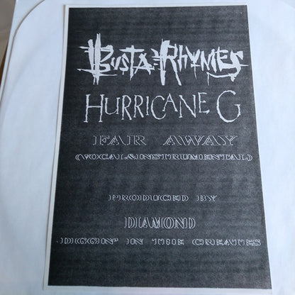 Busta Rhymes & Hurricane G. : Far Away (12", W/Lbl)