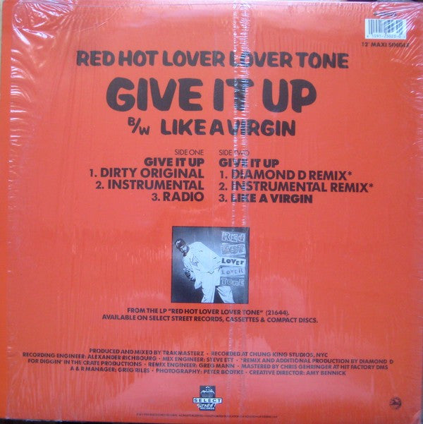 Red Hot Lover Tone : Give It Up (12", Maxi)