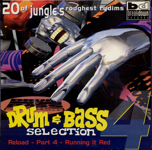 Various : Drum & Bass Selection 4 (Reload - Part 4 - Running It Red) (2xLP, Comp)