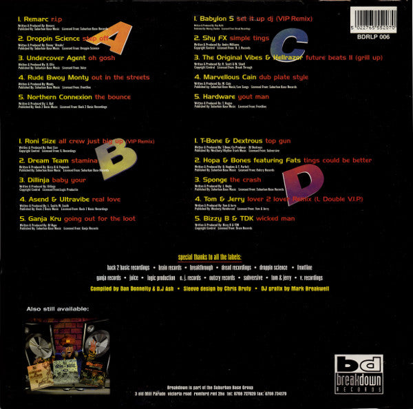 Various : Drum & Bass Selection 4 (Reload - Part 4 - Running It Red) (2xLP, Comp)