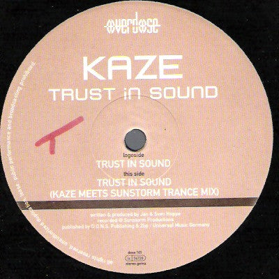 Kaze : Trust In Sound (12")