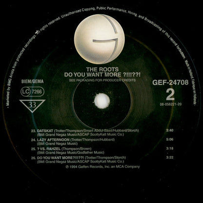 The Roots : Do You Want More?!!!??! (2xLP, Album)