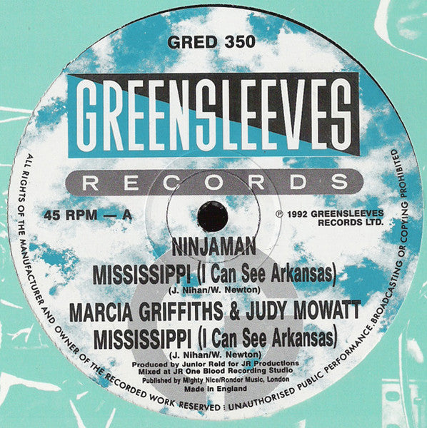Ninjaman : Mississippi (I Can See Arkansas) (12")