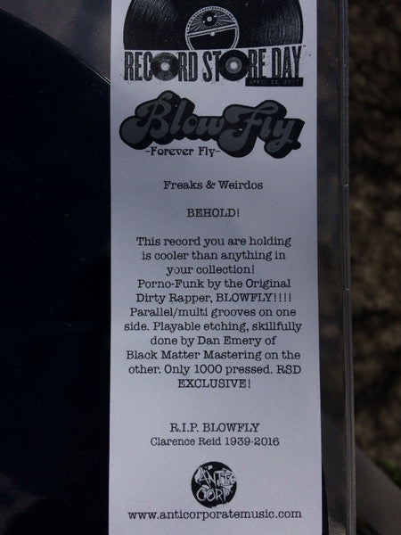 Blowfly : Forever Fly (12", RSD, Etch, Ltd, RM, S/Edition)