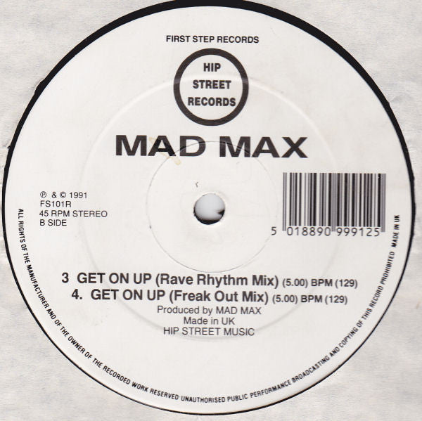 Mad Max (2) : Get On Up (Remix) (12")