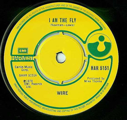 Wire : I Am The Fly (7", Single, Pus)