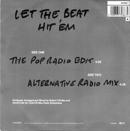 Lisa Lisa & Cult Jam : Let The Beat Hit 'Em (7", Single)