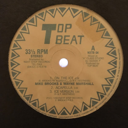 Mike Brooks & Wayne Marshall (3) : On The Ice (12")