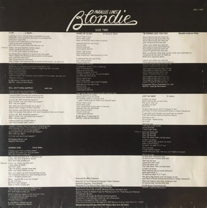 Blondie : Parallel Lines (LP, Album, lab)