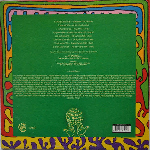 The Last Poets : The Prime Time Rhyme Of The Last Poets - Best Of Volume 2 (LP, Comp)