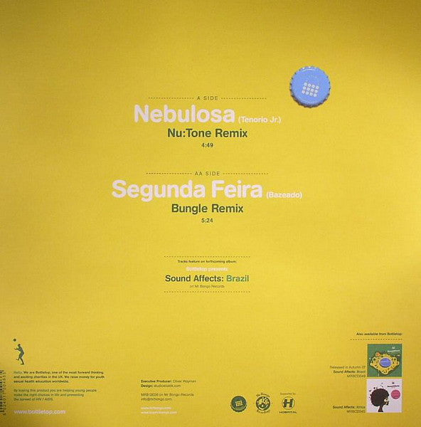 Tenorio Jr. / Bazeado : Sound Affects: Brazil (The Drum & Bass Remixes) (12", Smplr)