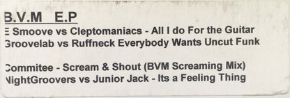 Various : B.V.M EP (12", EP, Unofficial, W/Lbl)