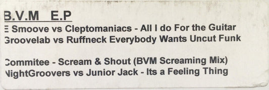 Various : B.V.M EP (12", EP, Unofficial, W/Lbl)